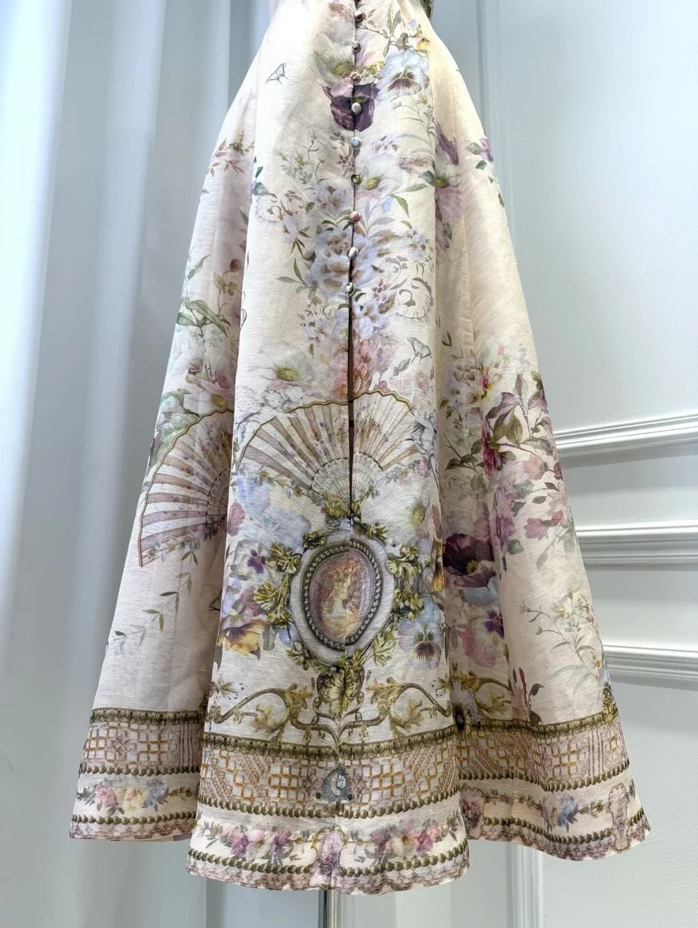 Camilla corset dress with long flared skirt In Adorned in aranjuez - Picture 7 of 15